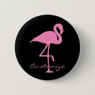 Pink Flamingo Thunder_Cove Classic 6 Cm Round Badge