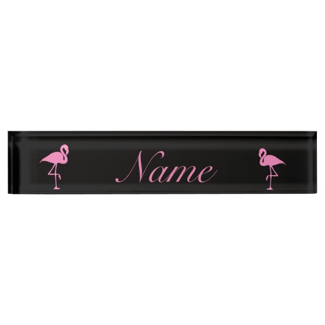 Pink Flamingo Thunder_Cove Nameplate (Front)