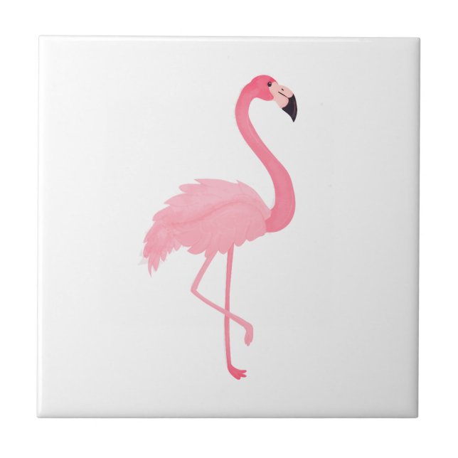 Pink Flamingo Tile (Front)