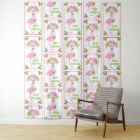 Pink Flamingo Tropical Christmas Pattern