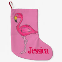 Pink Flamingo Tropical Paradise Island Bird