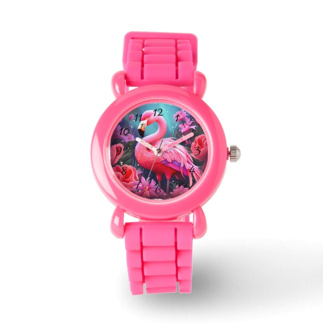Pink Flamingo Watch (Front)