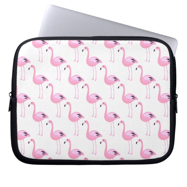Pink Flamingos 2 Laptop Sleeve (Front)