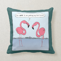 Pink Flamingos Cartoon - Goofy Humour