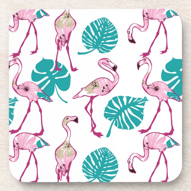 Pink Flamingos Coaster (Front)