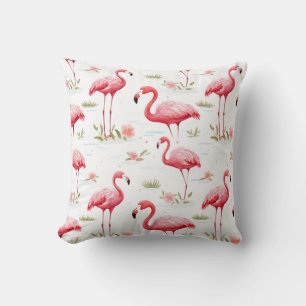 Pink Flamingos Cushion
