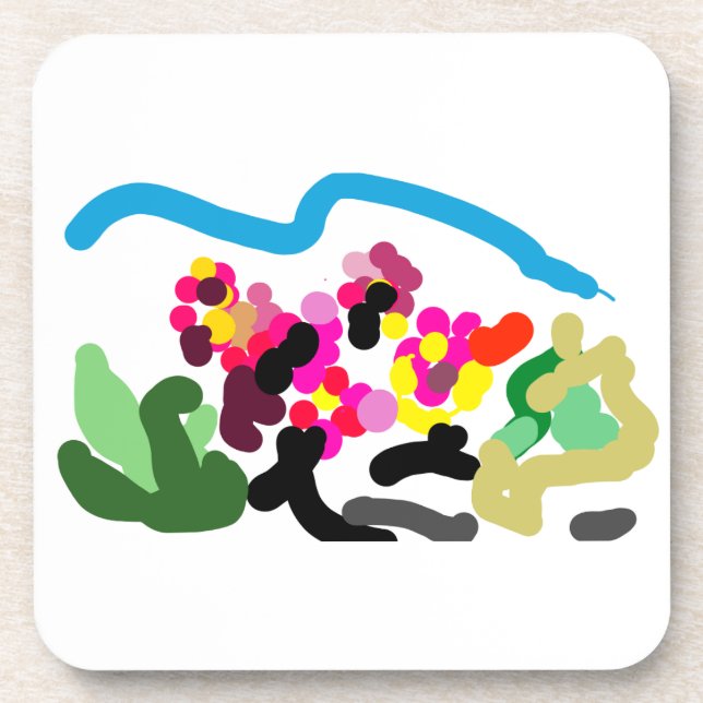 Pink flamingos  dance joy coaster (Front)