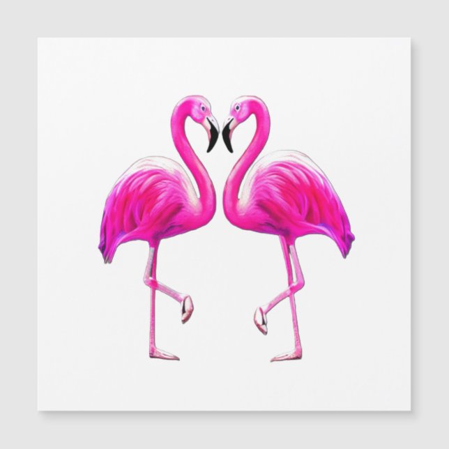 Pink Flamingos In Love  (Front)