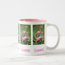 PINK FLAMINGOS mug