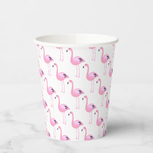 Pink Flamingos Paper Cups