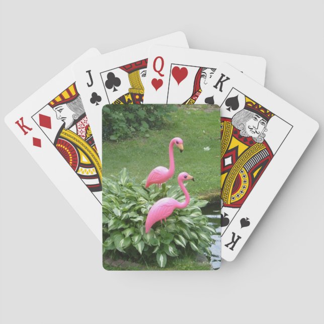 PINK FLAMINGOS playing cards (Back)
