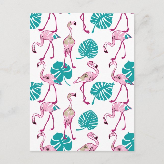 Pink Flamingos Postcard (Front)