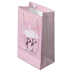 Pink Flamingos Small Gift Bag
