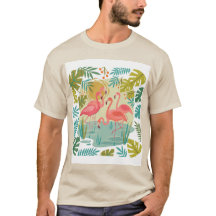 PINK FLAMINGOS STAND TOGETHER