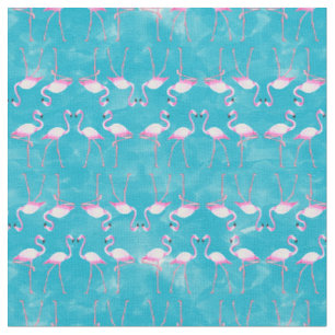 Pink Flamingos Summer Beach Fabric