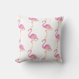 Pink flamingos Throw Pillow