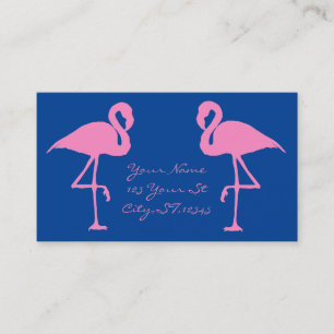 Pink Flamingos Thunder_Cove Classic Business Card