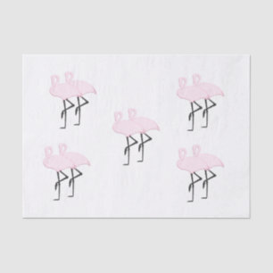 Pink Flamingos Tissue Paper