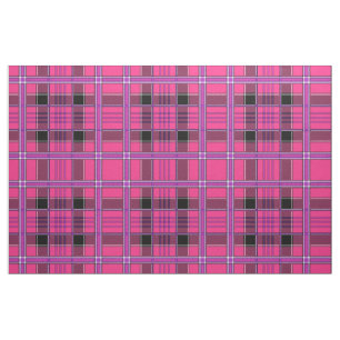 Pink Flannel Pattern Fabric
