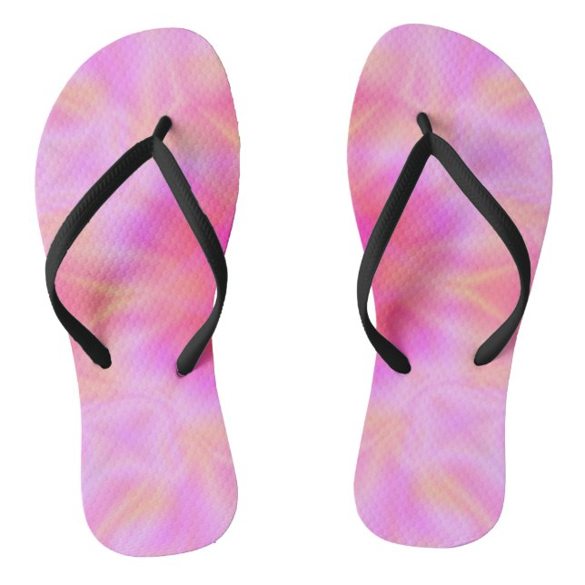 Pink Flare Jandals (Footbed)