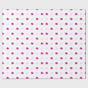 Pink Floating Balloons Wrapping Paper