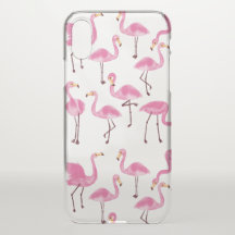 Pink Flock of Flamingos
