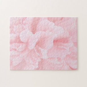 Pink Floral Abstract Jigsaw Puzzle