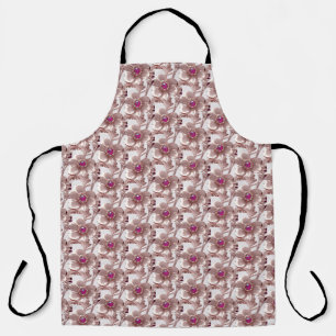 Pink Floral Apron
