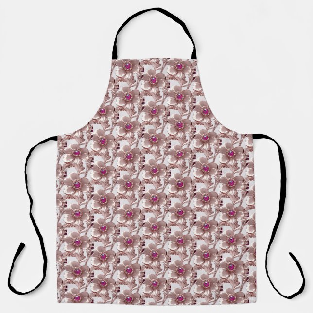 Pink Floral Apron (Front)