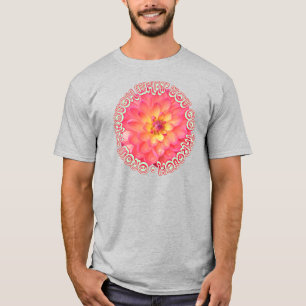 pink floral art T-Shirt