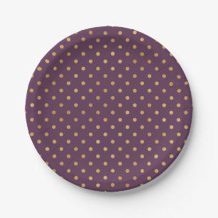 Pink Floral Bathroom Accessories Paper Plate