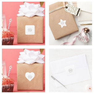 Pink Floral Best Mum Ever Square Sticker