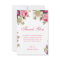 Pink Floral | Birthday Thank You Card