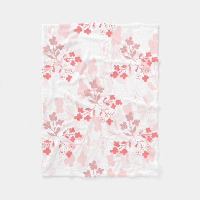 Pink floral blanket (Front)