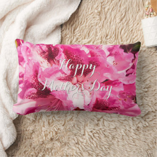 Pink Floral Bliss - Personalized Mother's Day Lumbar Cushion