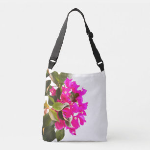 Pink Floral Bloom Crossbody Bag