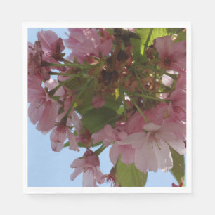 Pink floral blossoms Tree Nature Napkin