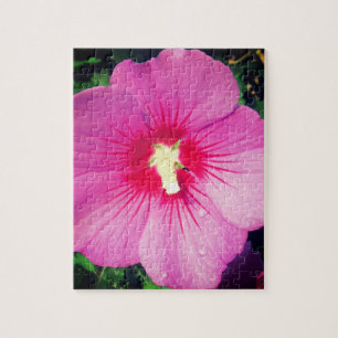 Pink Floral Botanical Photography  Jigsaw Puzzle