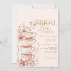 Pink Floral Bride to Be Bridal Shower Tea Party