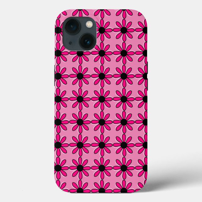 Pink Floral Case-Mate iPhone Case (Back)