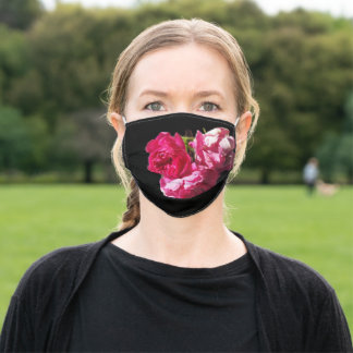 Pink Floral Cloth Face Mask