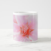 Pink Floral Coffee Mug | Cute Pink Flowers Ceramic