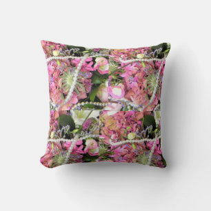 Pink Floral Cushion