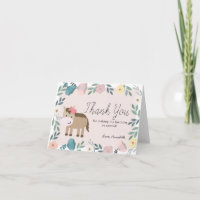 Pink Floral Garden Horse Girl Birthday