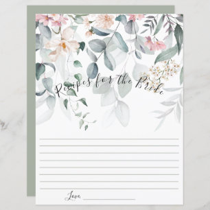 Pink Floral Greenery Bride Recipe