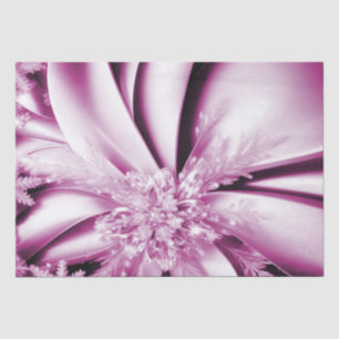 Pink Floral Holiday Christmas Tissue Paper