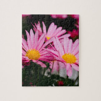 pink floral jigsaw puzzle