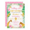 Pink Floral Jungle Animals Safari Girls Birthday