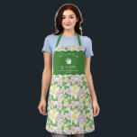 Pink Floral Lemons Citrus Queen of the Kitchen Apron<br><div class="desc">Add a fresh and stylish touch to your kitchen with the Pink Floral Lemons Citrus Queen of the Kitchen Apron. Featuring a charming mix of pink flowers and vibrant yellow lemons, this apron brings a cheerful and elegant feel to your cooking experience. Perfect for baking, meal prep, or hosting, it...</div>