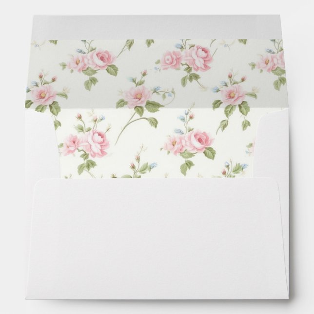 Pink Floral Lined Envelope (Creator Uploaded)